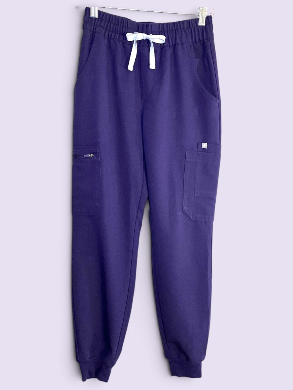 Figs Purple Jam (#3846) Uman Jogger Scrub Pants Size XS